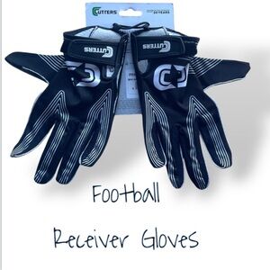 Football Receiver Grip Gloves Cutters YOUTH  Size S/M